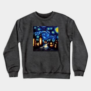 Starry Night Over Hogsmeade Crewneck Sweatshirt